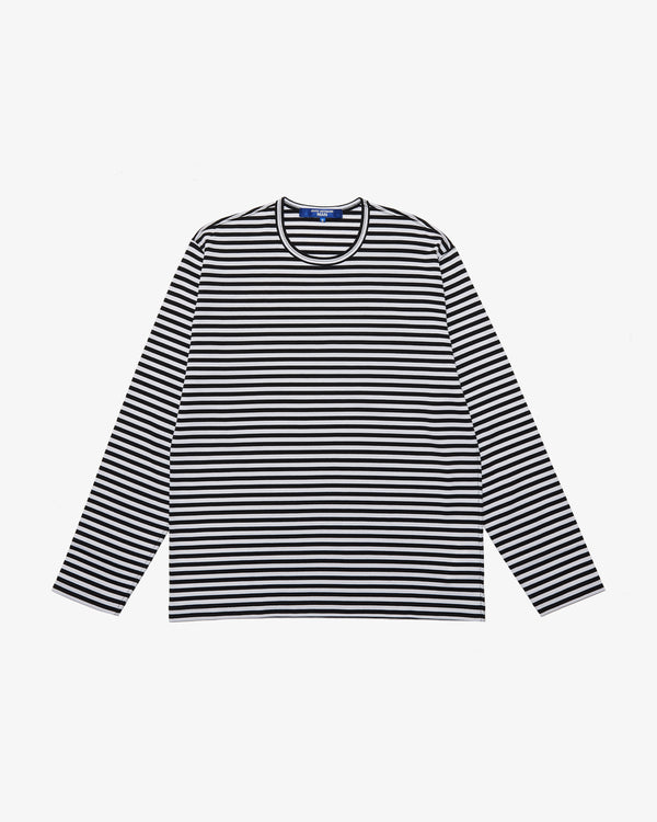 JUNYA WATANABE MAN - Cotton Jersey Stripe Tees - (White/Black)