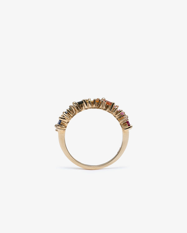 SUZANNE KALAN - Rainbow Frenzy Half Band - (Yellow Gold)