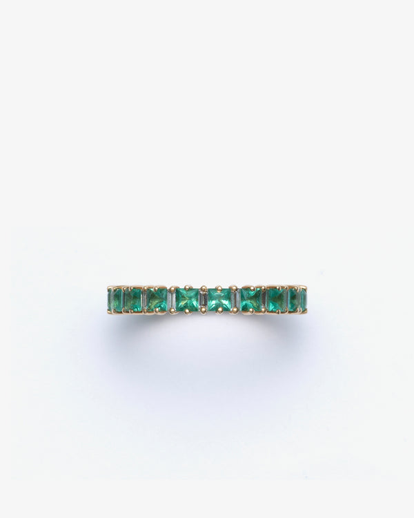 SUZANNE KALAN - Emerald Dia Ring Firework - (Yellow Gold)