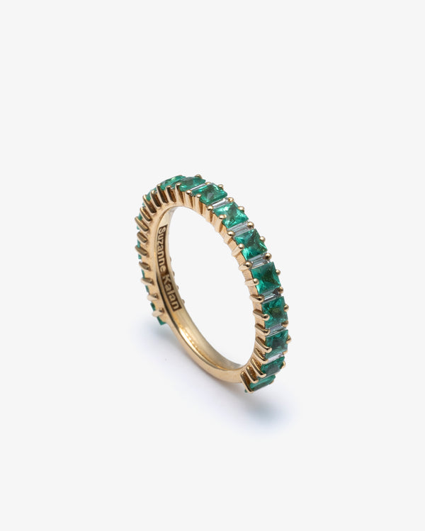 SUZANNE KALAN - Emerald Dia Ring Firework - (Yellow Gold)