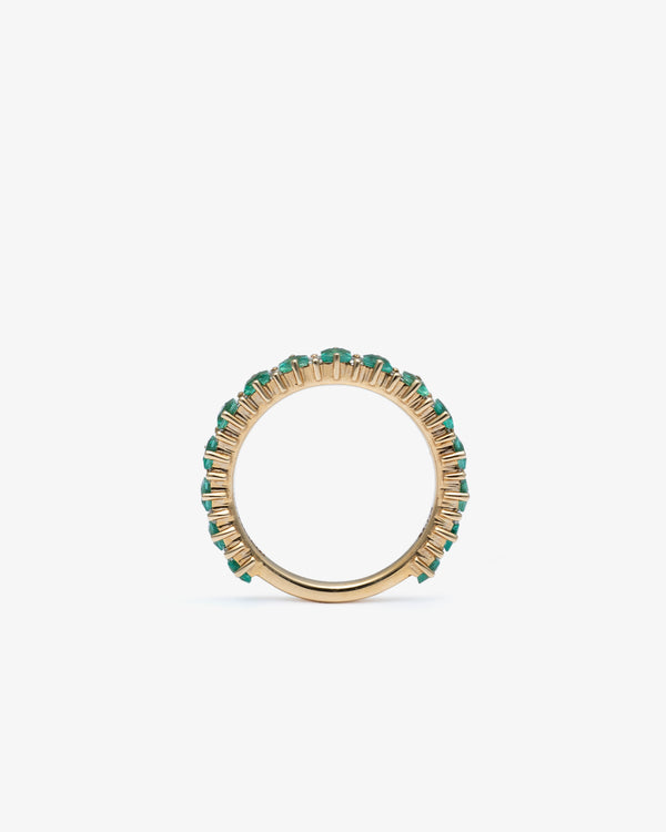 SUZANNE KALAN - Emerald Dia Ring Firework - (Yellow Gold)