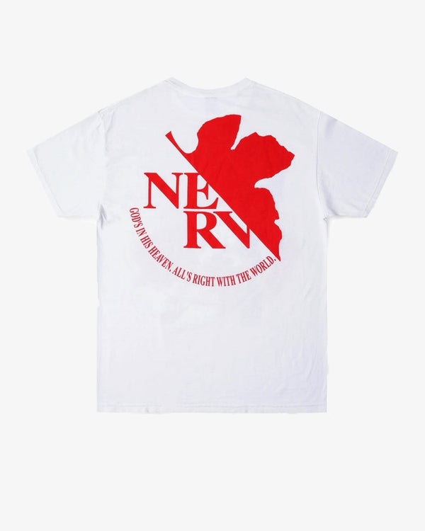 Geeks Rule - Neon Genesis Evangelion × Geeks Rule Silkscreen Printing T Shirt "Rei"  - (White)