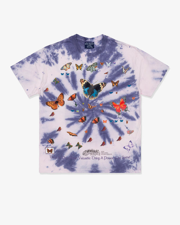 ONLINE CERAMICS - Butterfly Ss Tee - (Hand Dyed TieDye)