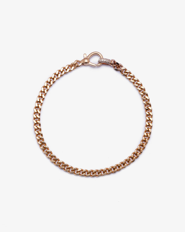 SHAY JEWELRY - 18Kr Solid Baby Link Bracelet - (Rose Gold)