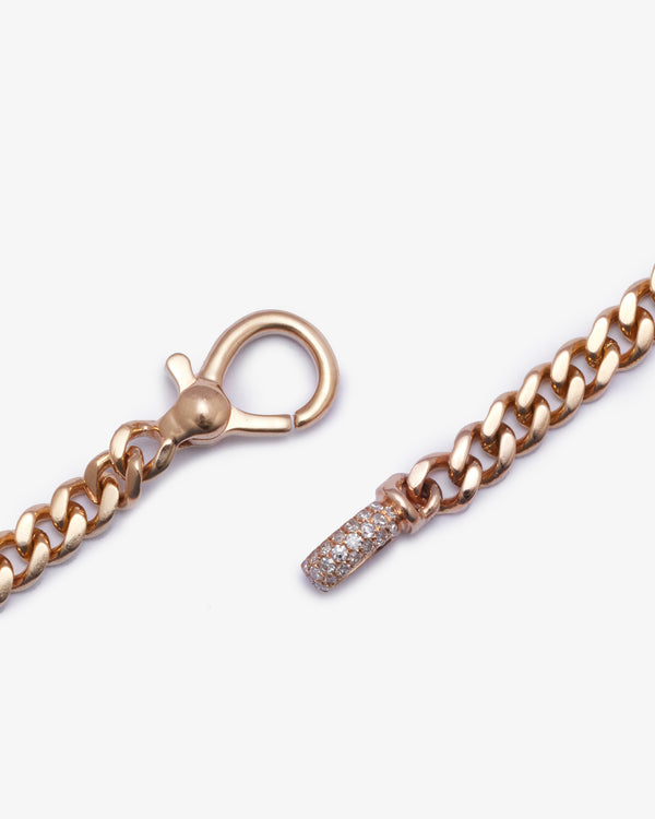 SHAY JEWELRY - 18Kr Solid Baby Link Bracelet - (Rose Gold)
