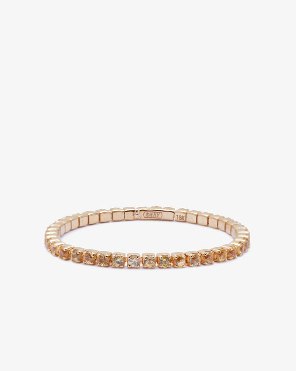 SHAY JEWELRY - 18Ky Single Yellow Sapphire Th - (Yellow Gold, Yellow Sapphires)
