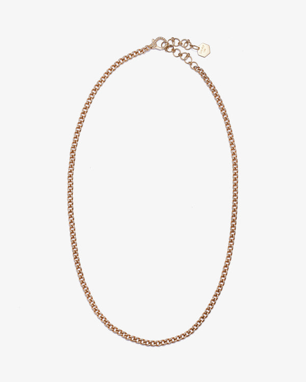 SHAY JEWELRY - 18Ky Baby Link Pave Diamond Ne - (Gd)