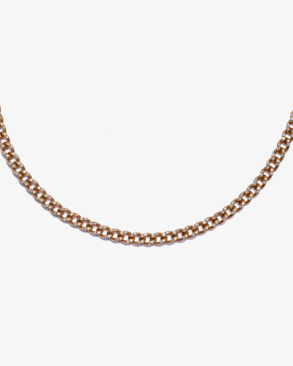 SHAY JEWELRY - 18Ky Baby Link Pave Diamond Ne - (Gd)