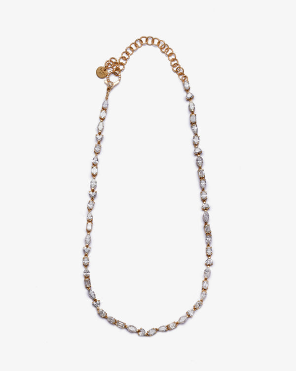 SHAY JEWELRY - 18Ky Mini Mixed Diamond Tennis - (Yellow Gold)