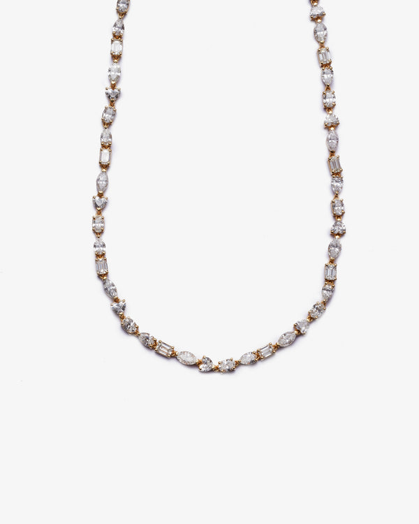 SHAY JEWELRY - 18Ky Mini Mixed Diamond Tennis - (Yellow Gold)