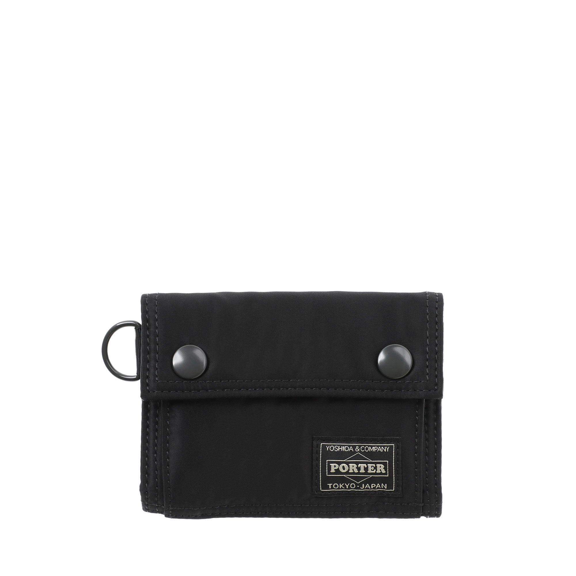 【PORTER / TANKER POCKET WALLET(M)】ブラック PORTER: Tanker Pocket Wallet(M) (Black) | DSMG E-SHOP