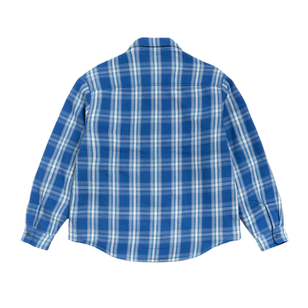 STUSSY - Lau Plaid Shirt Jacket - (Blue)