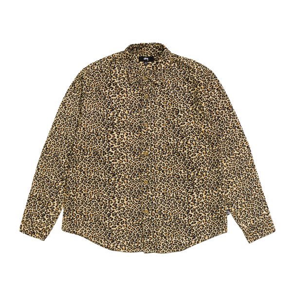 STUSSY - Animal Print Flannel Shirt - (Leopard)