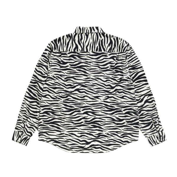 STUSSY - Animal Print Flannel Shirt - (Zebra)