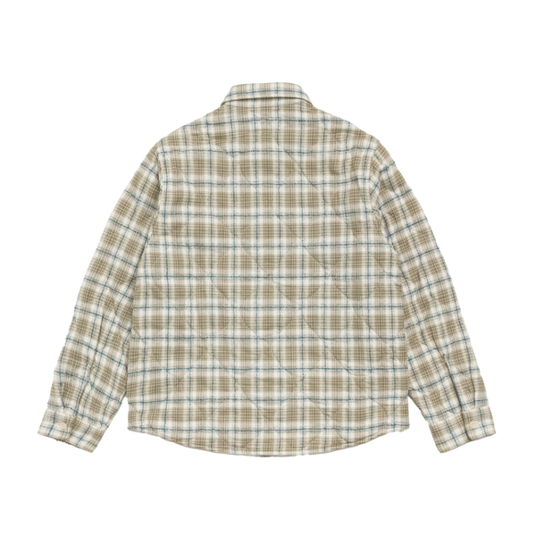 STUSSY - Quilted Plaid Shirt Jacket - (Olive)