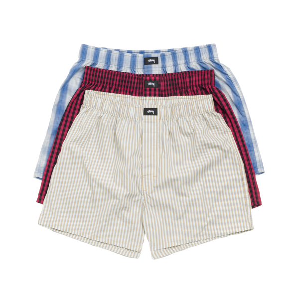 STUSSY - Stussy Boxer Short - 3 Pack - (Multi)