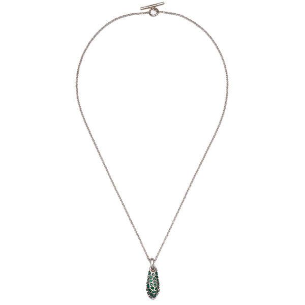 PARTS OF FOUR - Plate Necklace - (Silver)