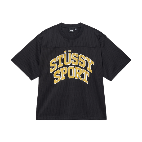 STUSSY - Sport Mesh Football Jersey - (Black)