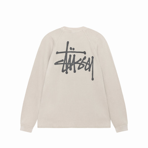 STUSSY - Raglan Thermal Basic Stock - (Bone)