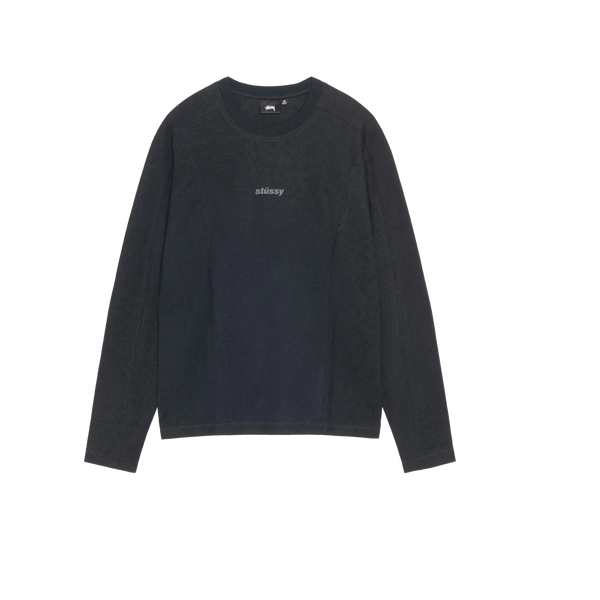 STUSSY - Wave Training Ls Crew - (Blac)