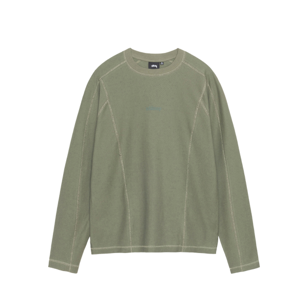 STUSSY - Wave Training Ls Crew - (Oliv)