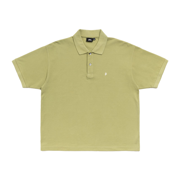 STUSSY - Classic Pique Polo - (Leaf)