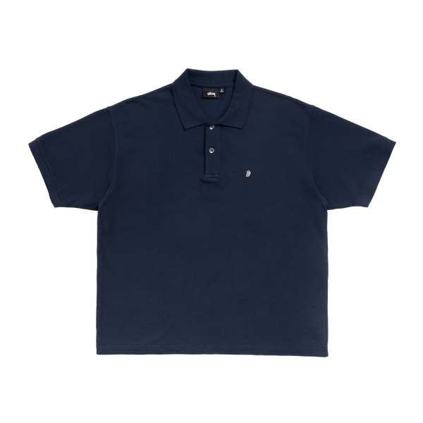 STUSSY - Classic Pique Polo - (Navy)