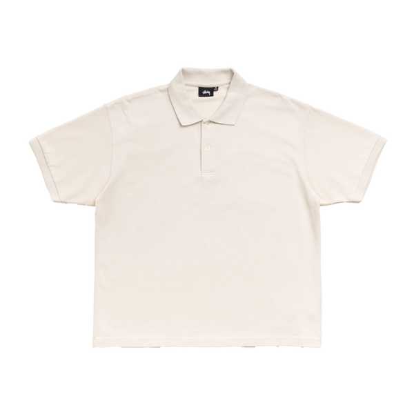 STUSSY - Classic Pique Polo Shirt - (Off White)