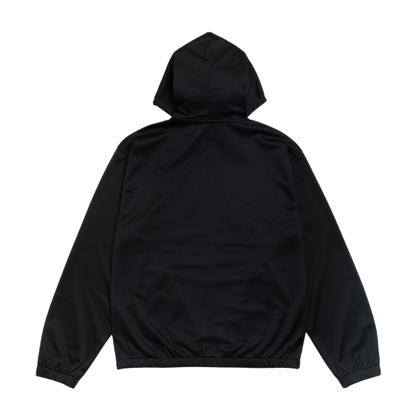 STUSSY - Athletic Mesh Zip Hood - (Black)