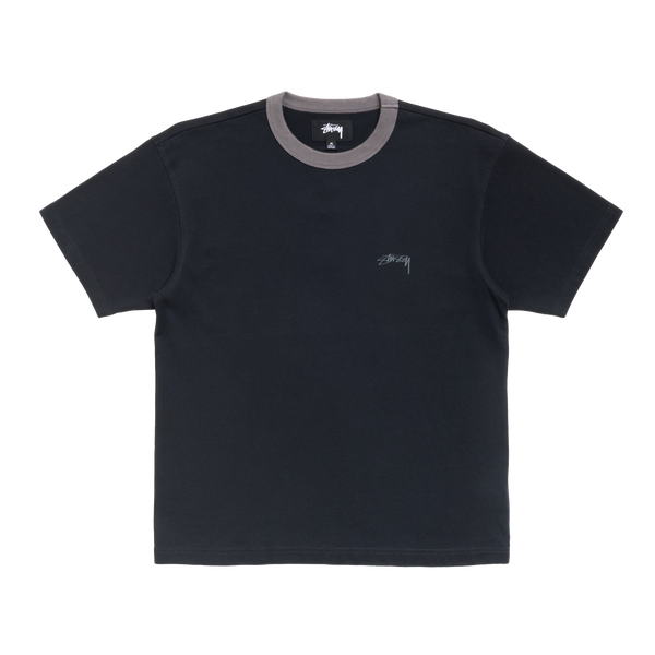 STUSSY - Ss Ringer Tee - (Black)