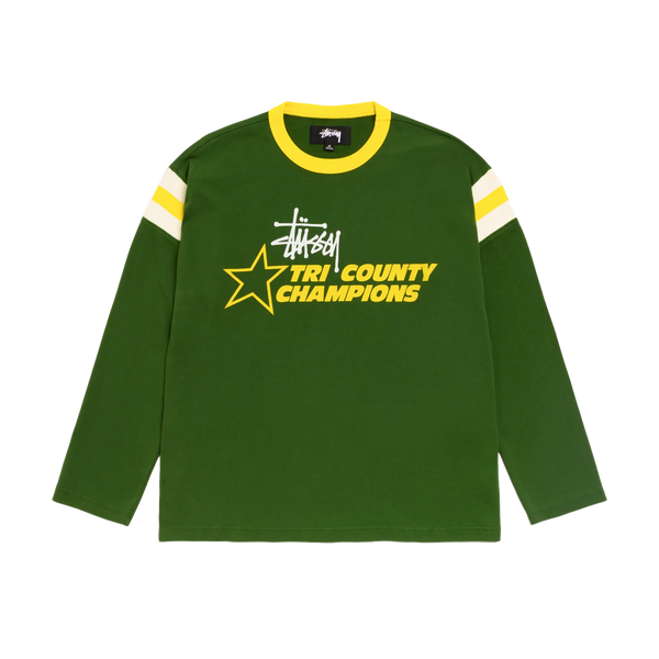 STUSSY - Ls Ringer Tee - (Gren)