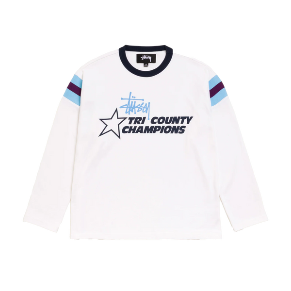 STUSSY - Ls Ringer Tee - (White)