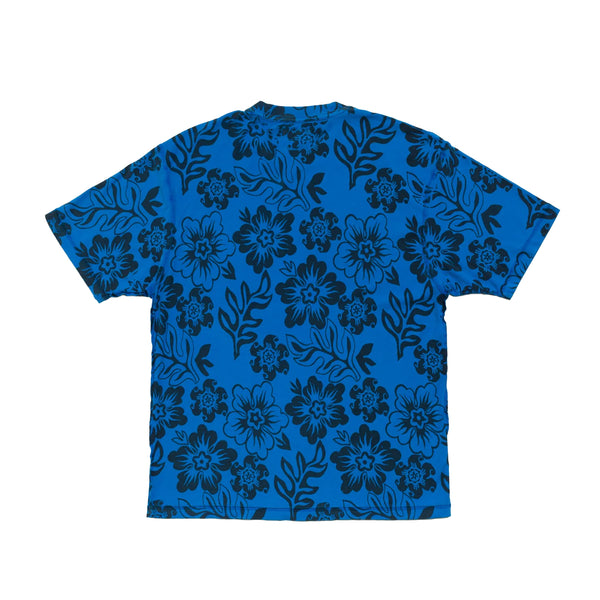 STUSSY - Lazy Ss Tee Floral Print - (Sport Blue)
