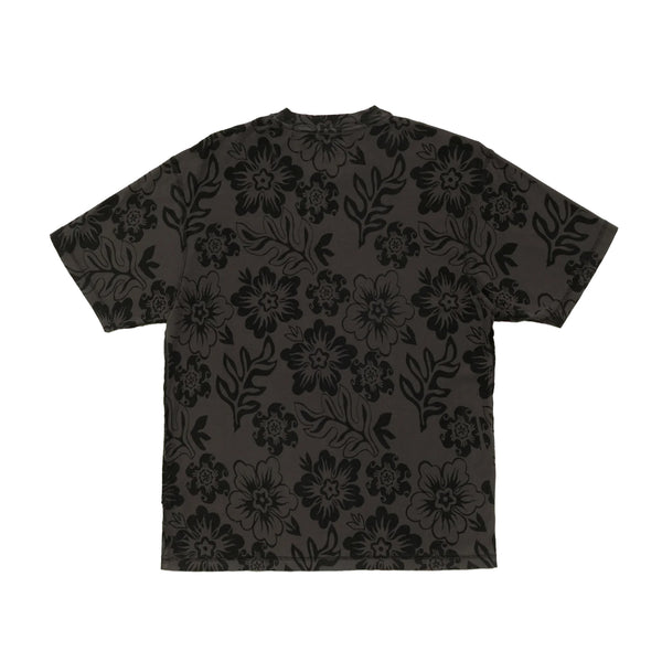 STUSSY - Lazy Ss Tee Floral Print - (Vintage Black)
