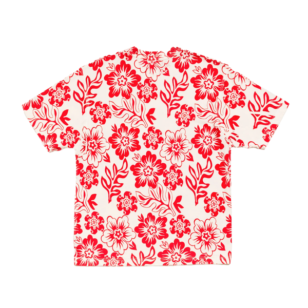 STUSSY - Lazy Ss Tee Floral Print - (White)