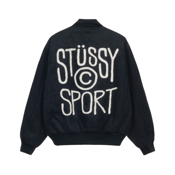 STUSSY - Sport Melton Varsity - (Black)