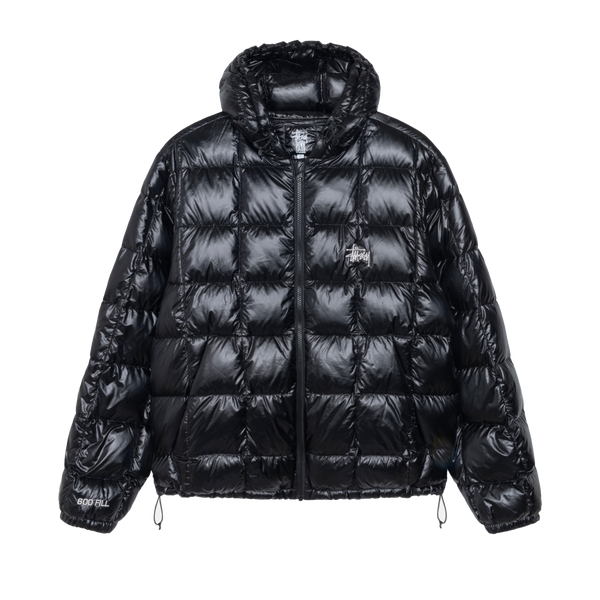 STUSSY - Midweight Hooded Puffer - (Blac)