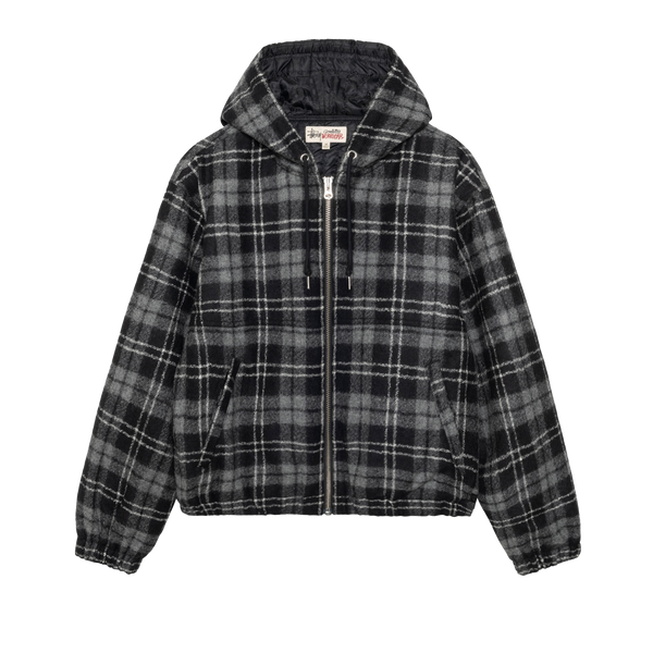 STUSSY - Work Jacket Wool Plaid - (Char)