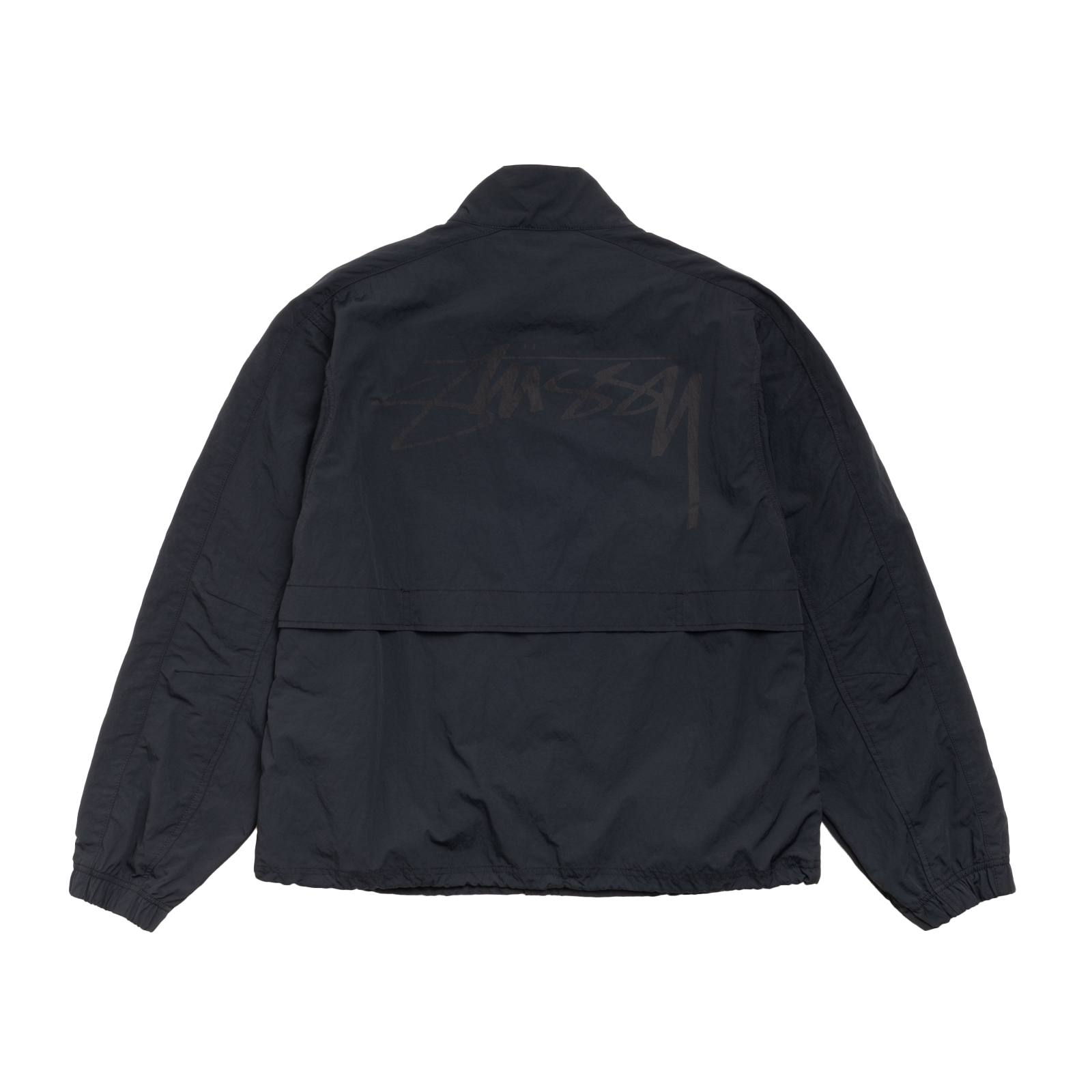 STUSSY: Lightweight Mock Jacket (Black) | DSMG E-SHOP STUSSY: Lightweight Mock Jacket (Black) | DSMG E-SHOP