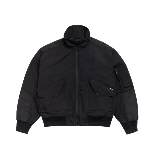 STUSSY - Mock Neck Flight Bomber - (Blac)