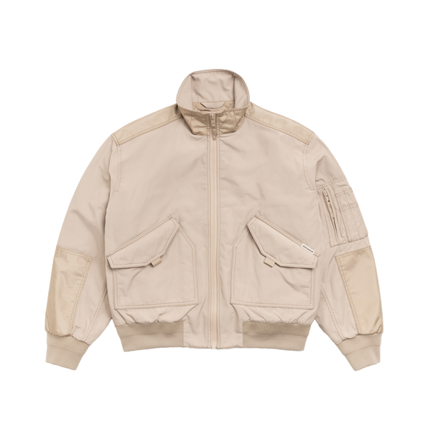 STUSSY - Mock Neck Flight Bomber - (Khak)