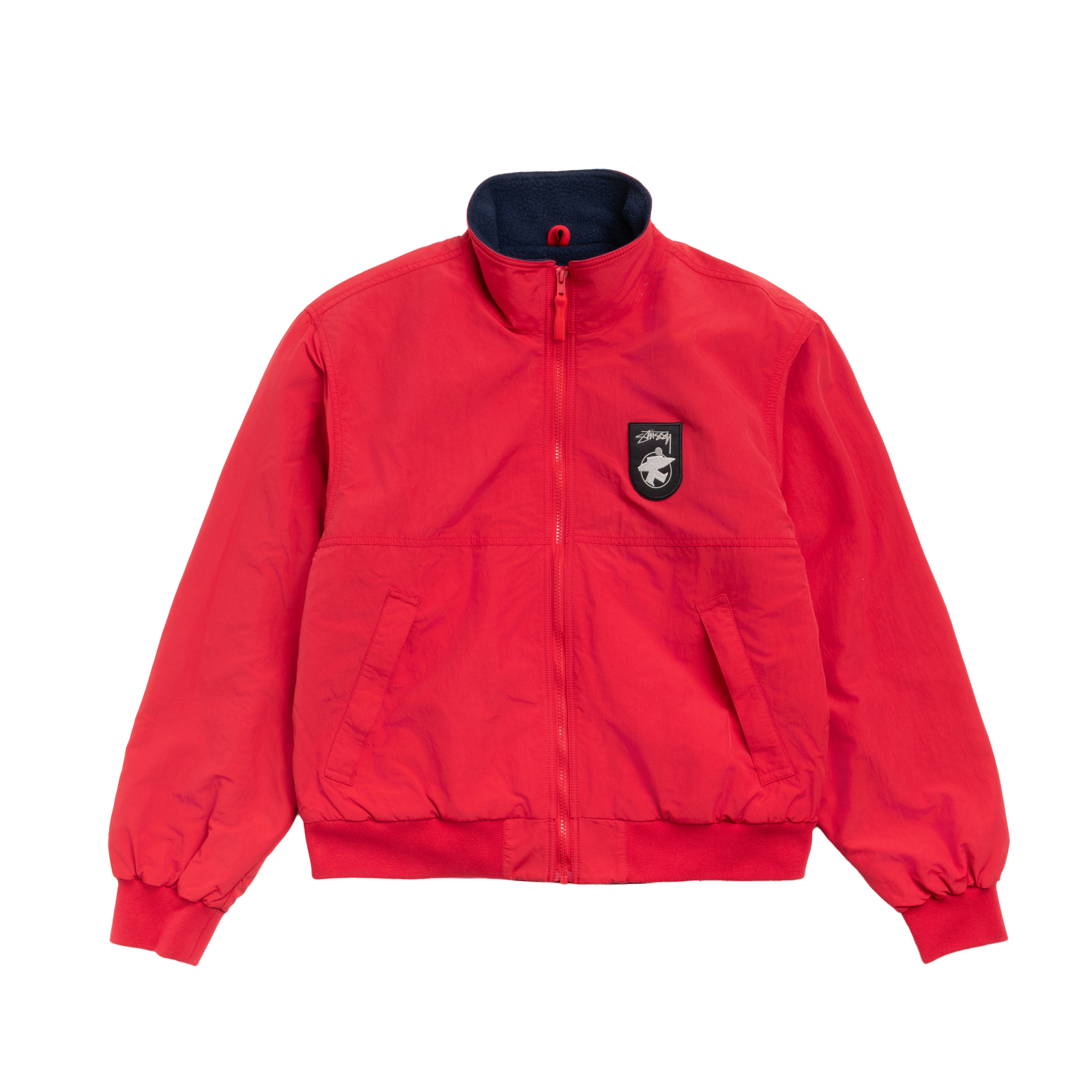 STUSSY: Polar Fleece Lined Jacket (Redd) | DSMG E-SHOP