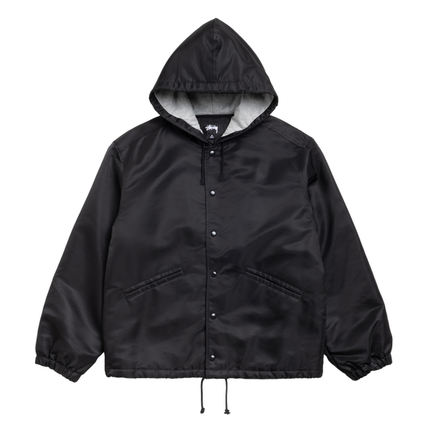 STUSSY - Hooded Coaches Jacket - (Blac)