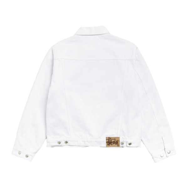 STUSSY - Lined Denim Trucker - (White)