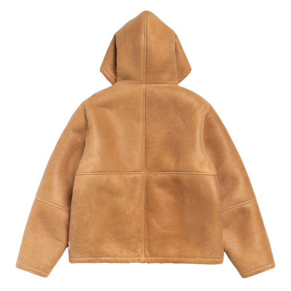 STUSSY - Shearling Hooded Jacket - (Tann)