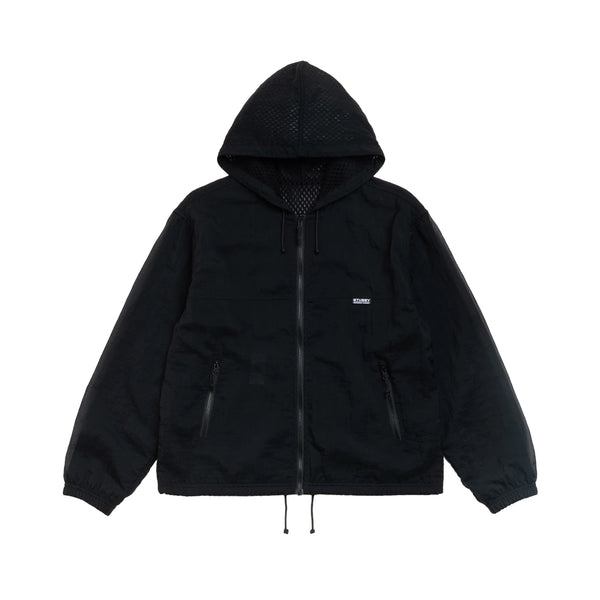 STUSSY - Layered Mesh Hooded Jacket - (Black)