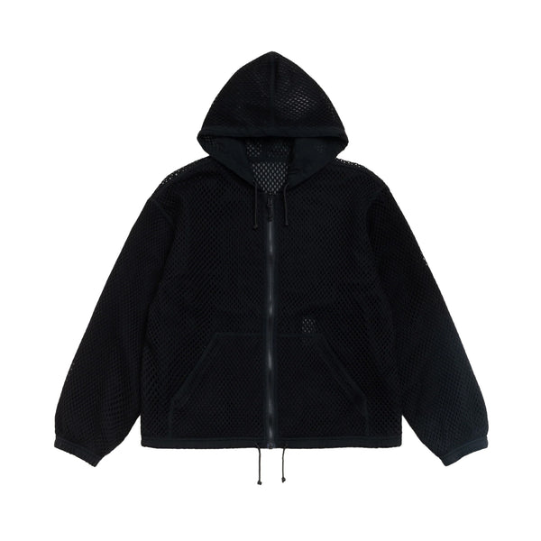 STUSSY - Layered Mesh Hooded Jacket - (Black)