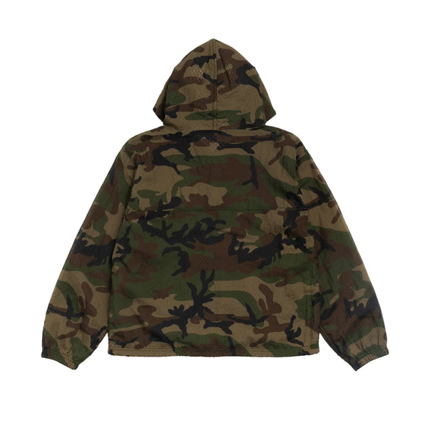 STUSSY - Layered Mesh Hooded Jacket - (Woodland Camo)