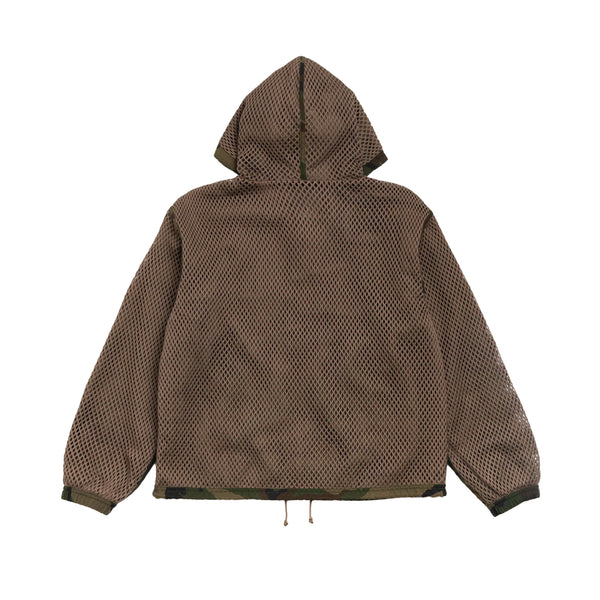 STUSSY - Layered Mesh Hooded Jacket - (Woodland Camo)