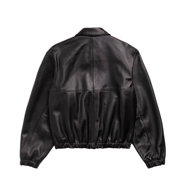 STUSSY - Leather Work Jacket - (Black)
